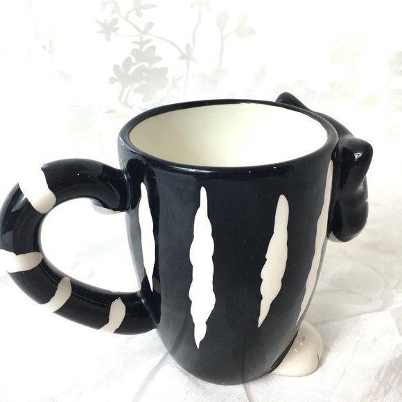 Chester The Cat Mug Black White  Cat Coffee Tea Mug Burton & Burton - Picture 5 of 6